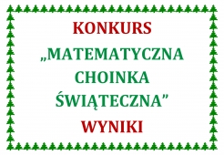 MATEMATYCZNA CHOINKA ŚWIĄTECZNA