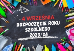 Rozpoczęcie roku szkolnego 2023/2024