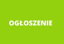 OGŁOSZENIE